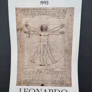 1993 Leonardo Da Vinci Calendar.